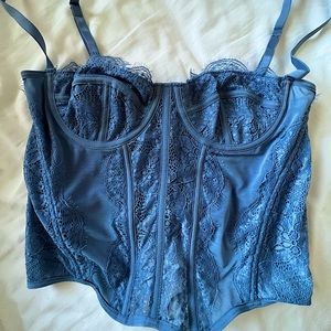 Blue corset Urban Outfitters Dupe